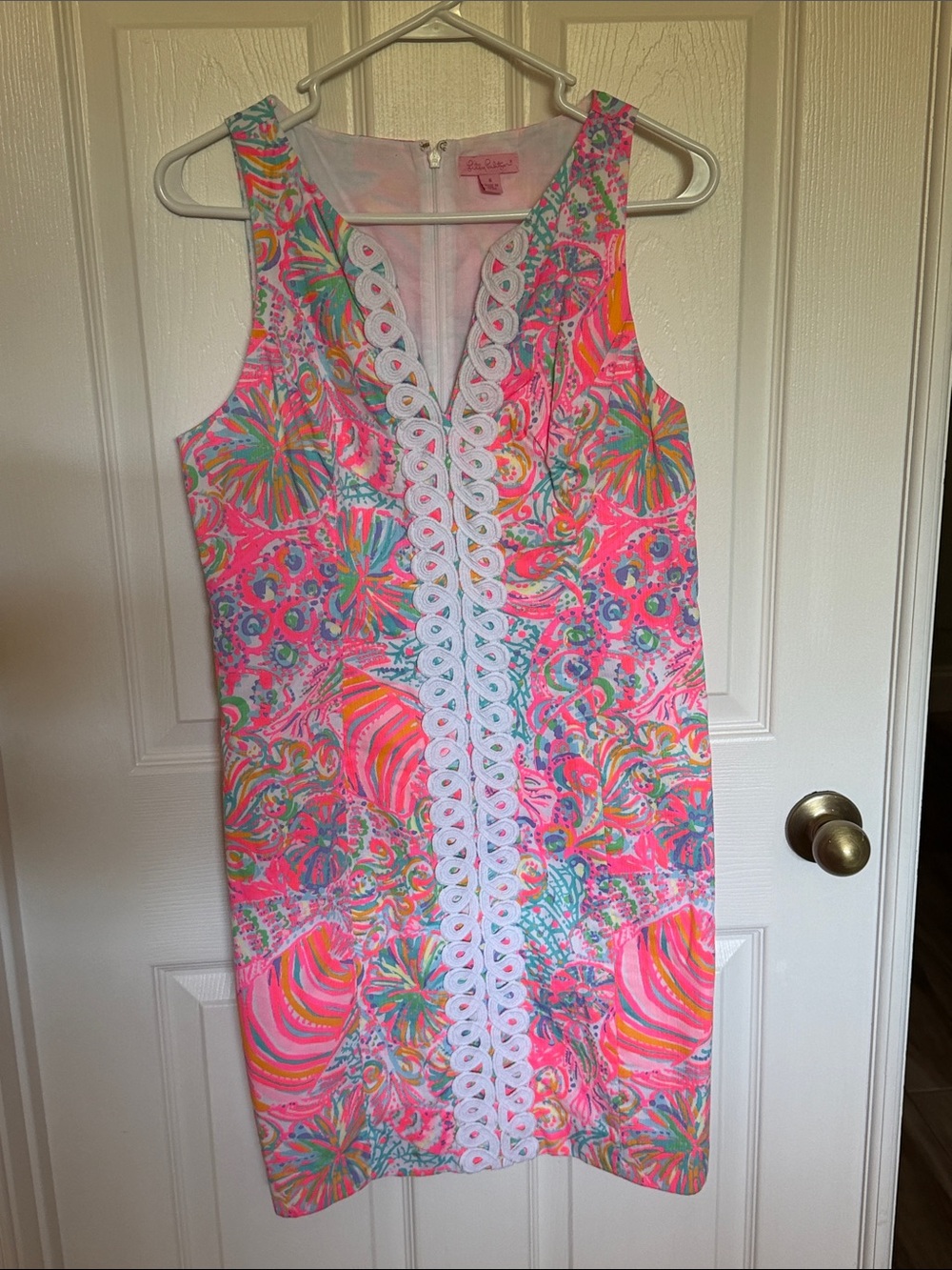 Lilly Pulitzer Ryder Shift Dress in Swish fish print
